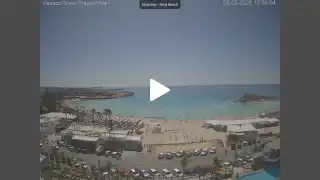 Vorschaubild 9. Mai 2026 08:00 Ayia Napa Zypern - Nissi Beach Panorama