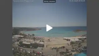 Vorschaubild 30. Mai 2026 07:00 Ayia Napa Zypern - Nissi Beach Panorama