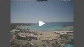 Vorschaubild 3. Juni 2026 08:00 Ayia Napa Zypern - Nissi Beach Panorama
