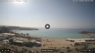 Vorschaubild 22. Juli 2026 06:00 Ayia Napa Zypern - Nissi Beach Panorama