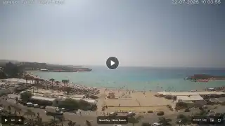 Vorschaubild 22. Juli 2026 07:00 Ayia Napa Zypern - Nissi Beach Panorama