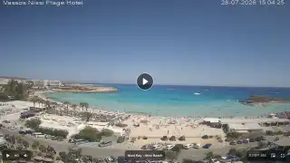 Vorschaubild 28. Juli 2026 12:00 Ayia Napa Zypern - Nissi Beach Panorama