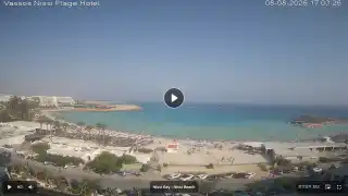 Vorschaubild 8. August 2026 14:00 Ayia Napa Zypern - Nissi Beach Panorama