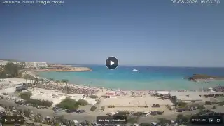 Vorschaubild 9. August 2026 13:00 Ayia Napa Zypern - Nissi Beach Panorama