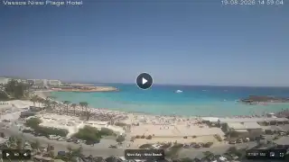 Vorschaubild 19. August 2026 12:00 Ayia Napa Zypern - Nissi Beach Panorama