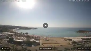 Vorschaubild 1. September 2026 06:00 Ayia Napa Zypern - Nissi Beach Panorama
