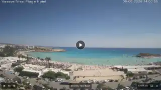 Vorschaubild 8. September 2026 11:00 Ayia Napa Zypern - Nissi Beach Panorama